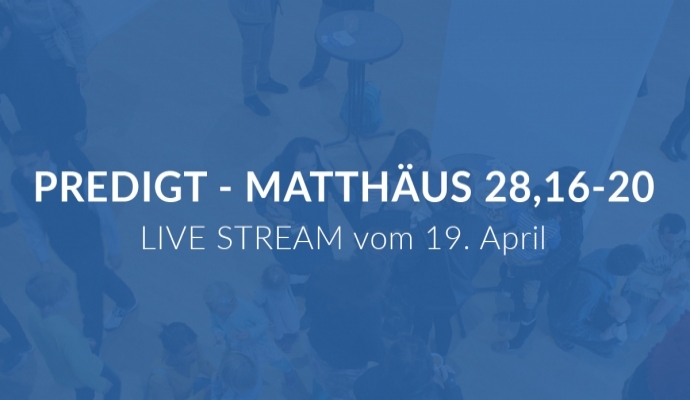 LIVE STREAM vom 19. April zum Nachschauen